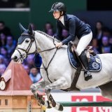 Aurelia Loser en action au CHI de Genève en décembre 2022